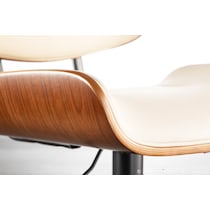 treyvon white bar stool   