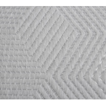 tri fold gray queen mattress topper   