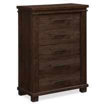 tribeca bedroom dark brown chest   