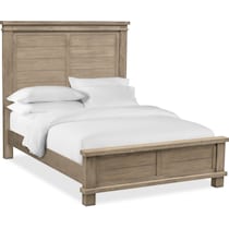 tribeca bedroom gray king bed   