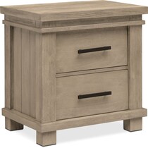 tribeca bedroom gray nightstand   