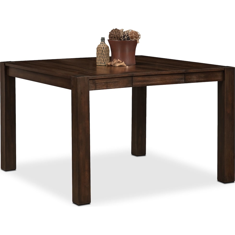 tribeca ch dining dark brown counter height table   