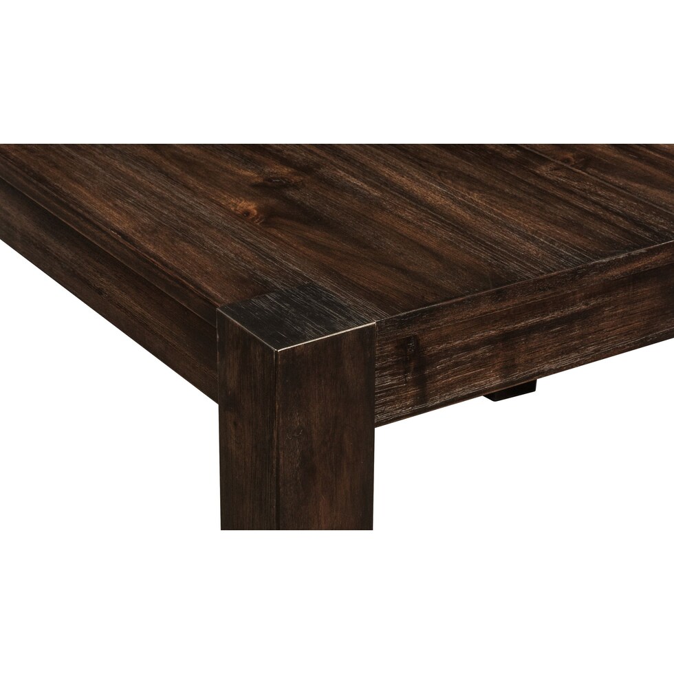 tribeca ch dining dark brown counter height table   