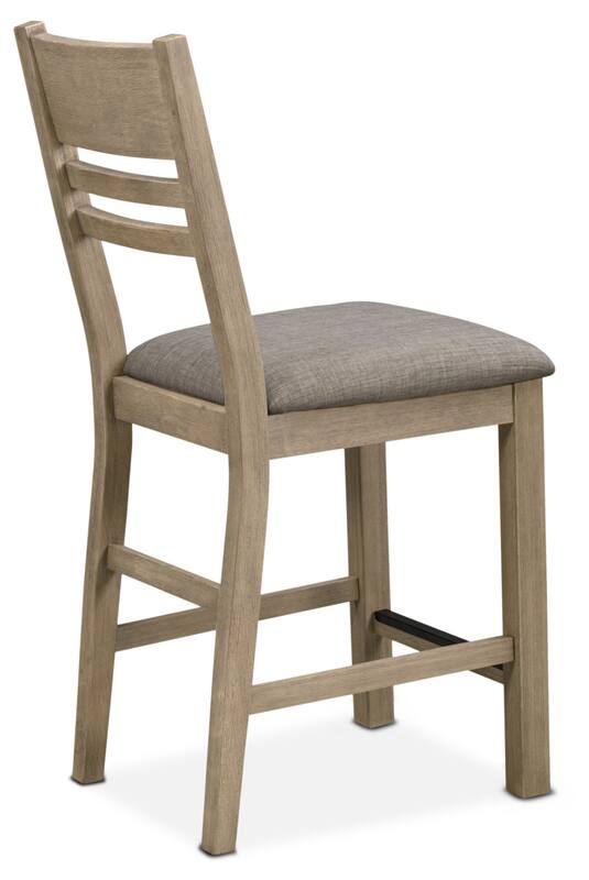 Tribeca CounterHeight Dining Chair Gray American Signature Furniture