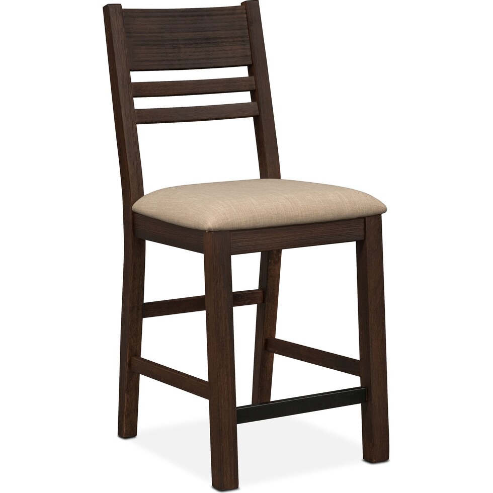 tribeca ch dining tobacco counter height chair   