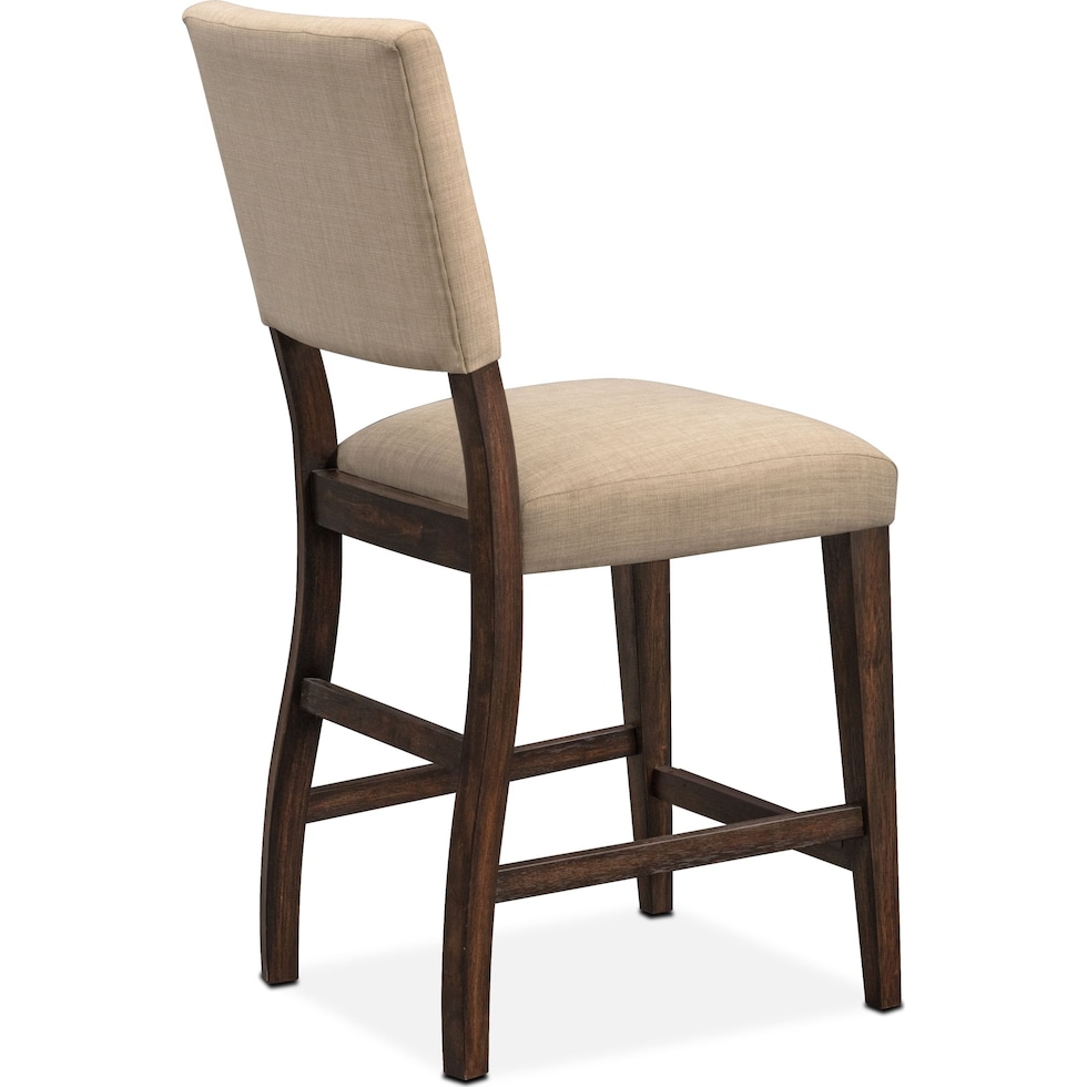 tribeca ch dining tobacco counter height chair   