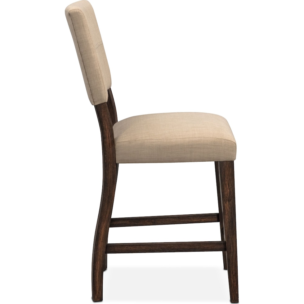 tribeca ch dining tobacco counter height chair   