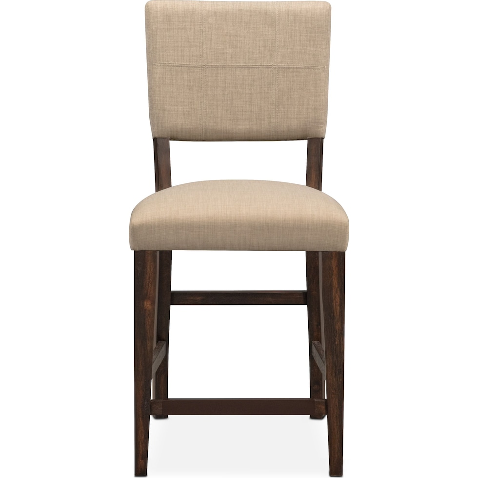 tribeca ch dining tobacco counter height chair   