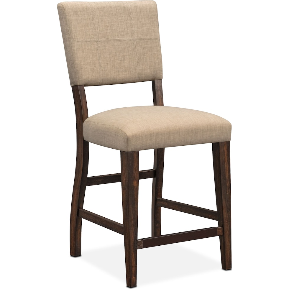 tribeca ch dining tobacco counter height chair   