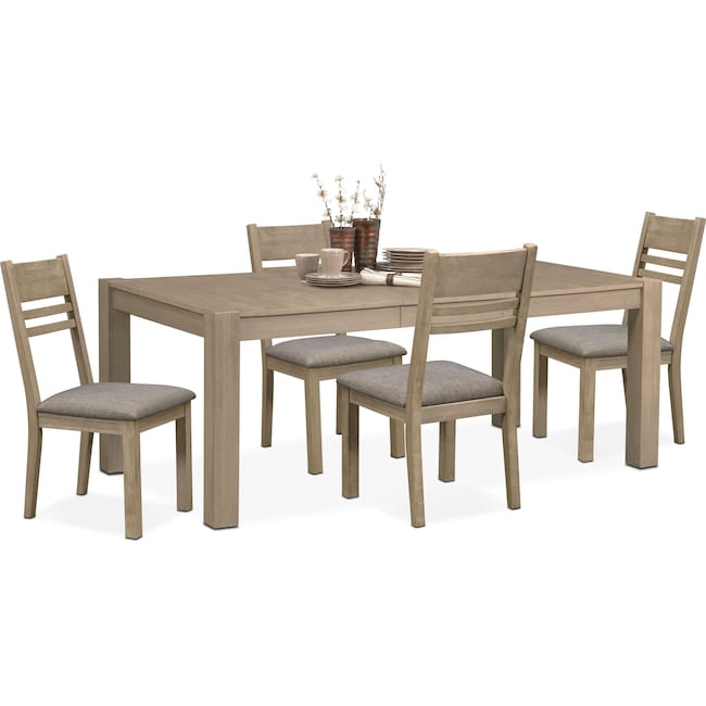 Dining Room Furniture - Tribeca Dining Table and 4 Dining Chairs