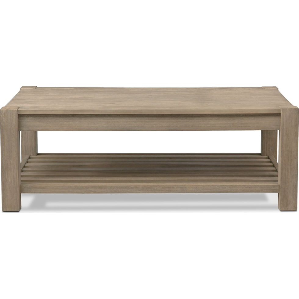 tribeca occasional gray coffee table   