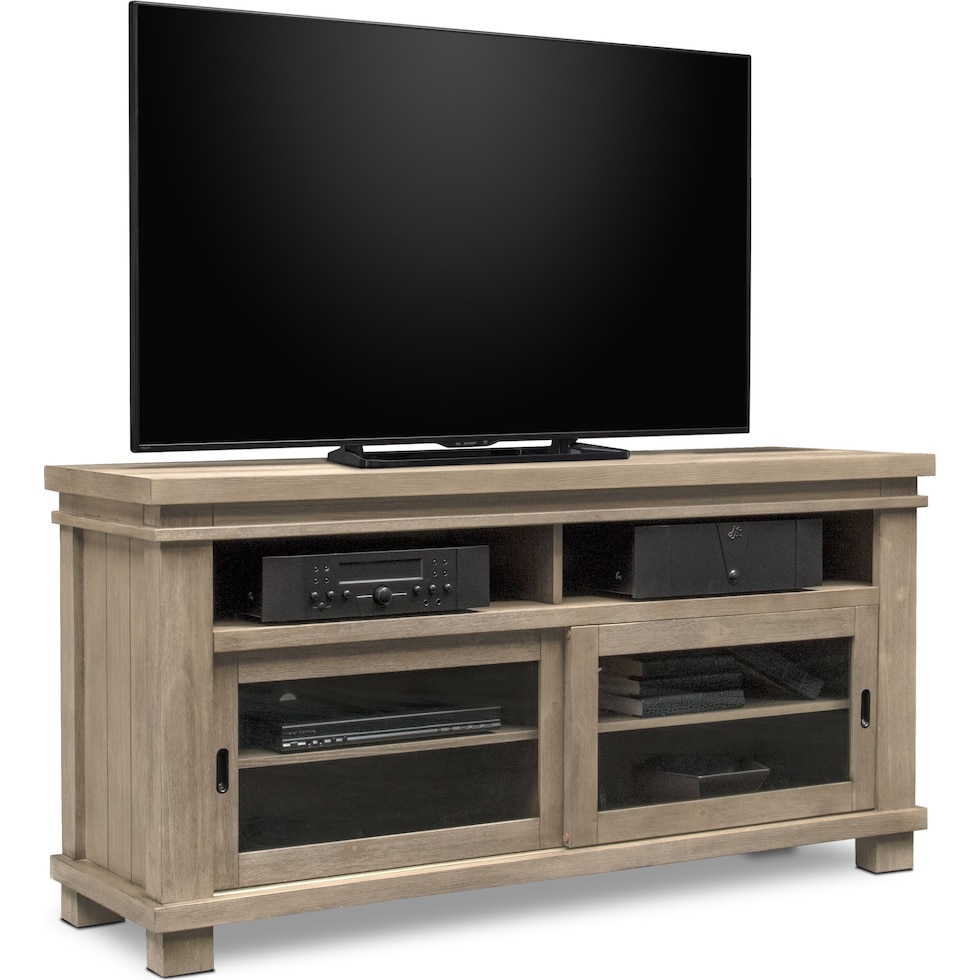 tribeca occasional gray tv stand   