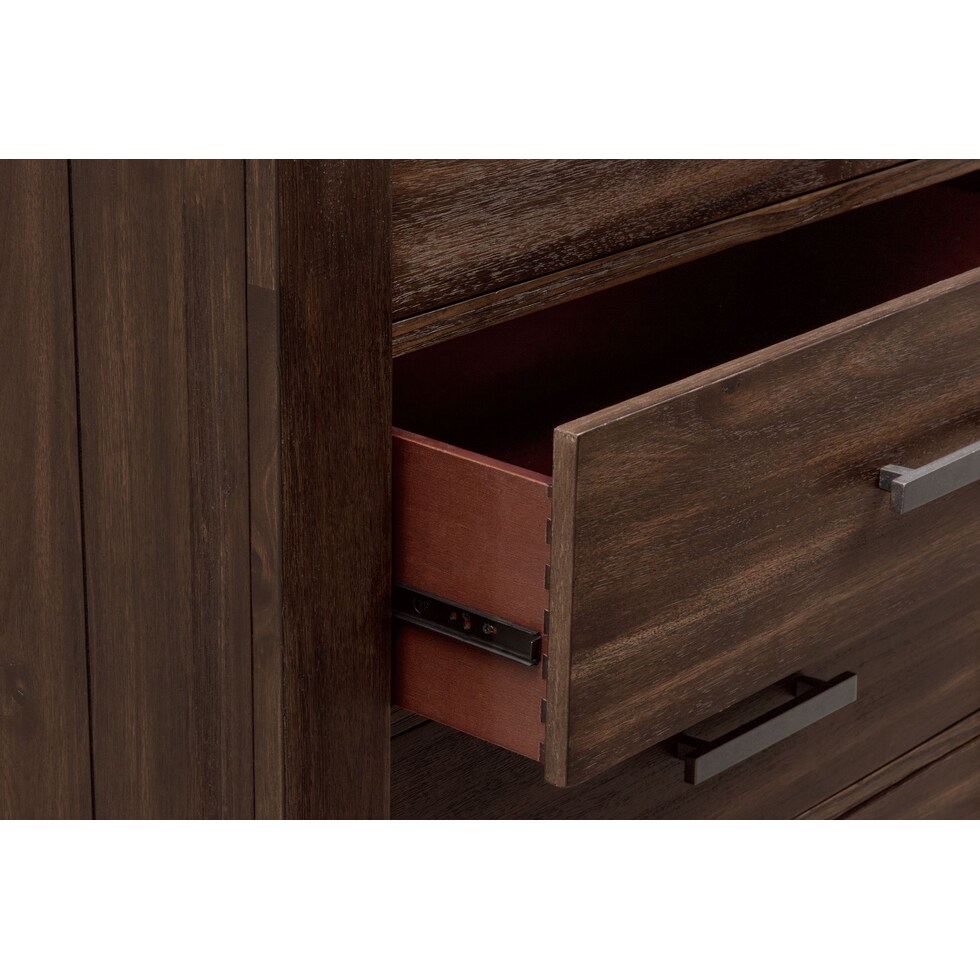 tribeca youth dark brown chest   