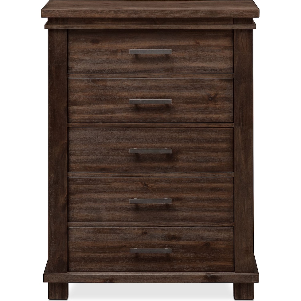 tribeca youth dark brown chest   