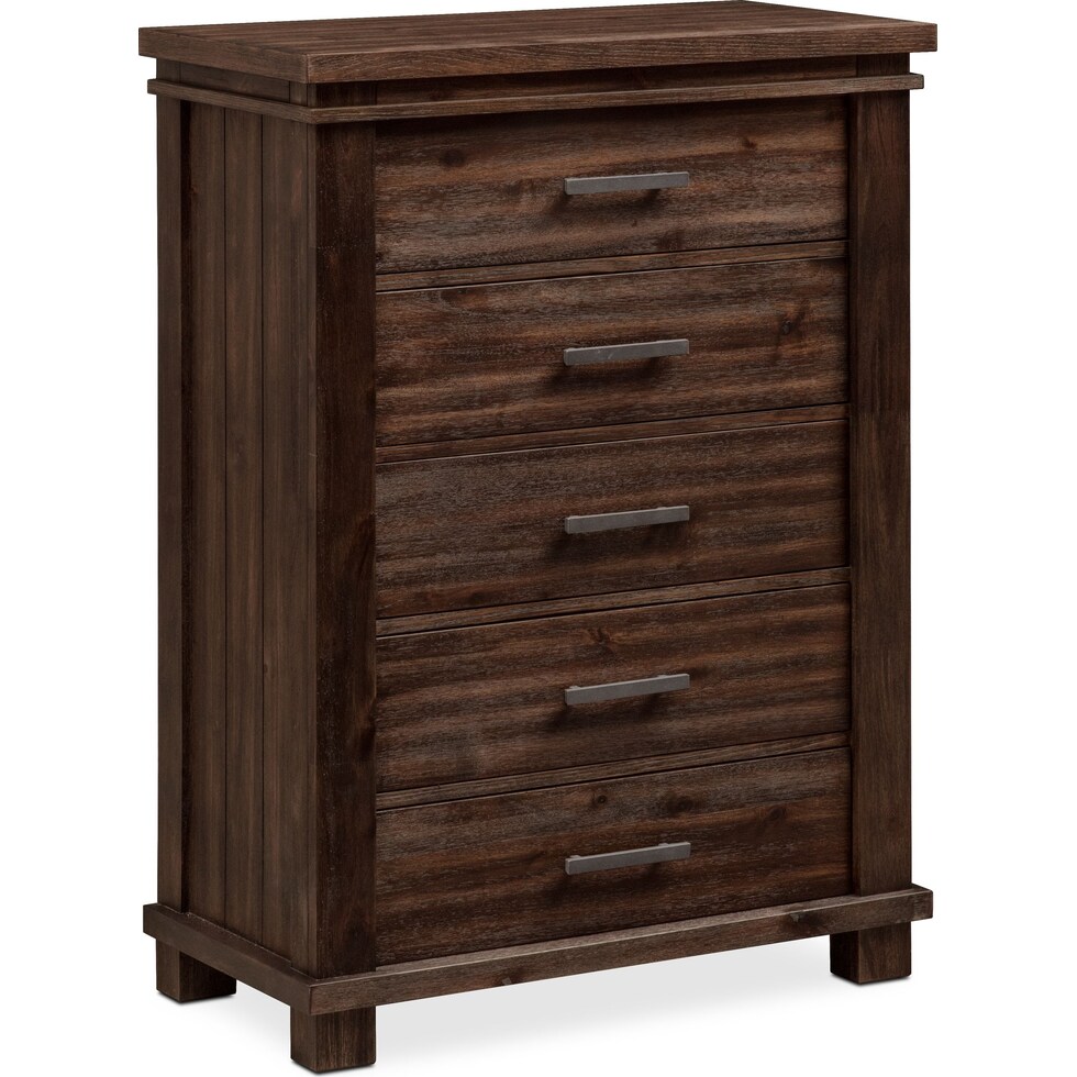 tribeca youth dark brown chest   