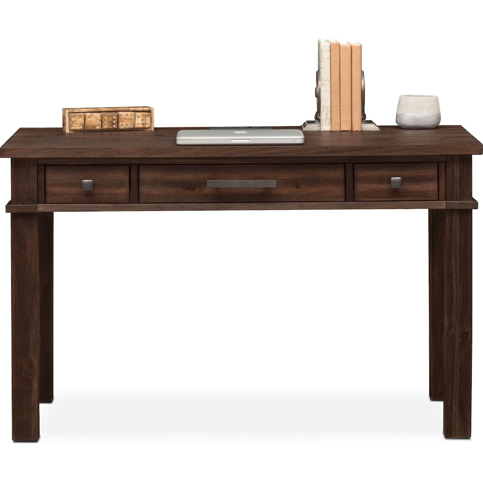 tribeca youth dark brown desk   