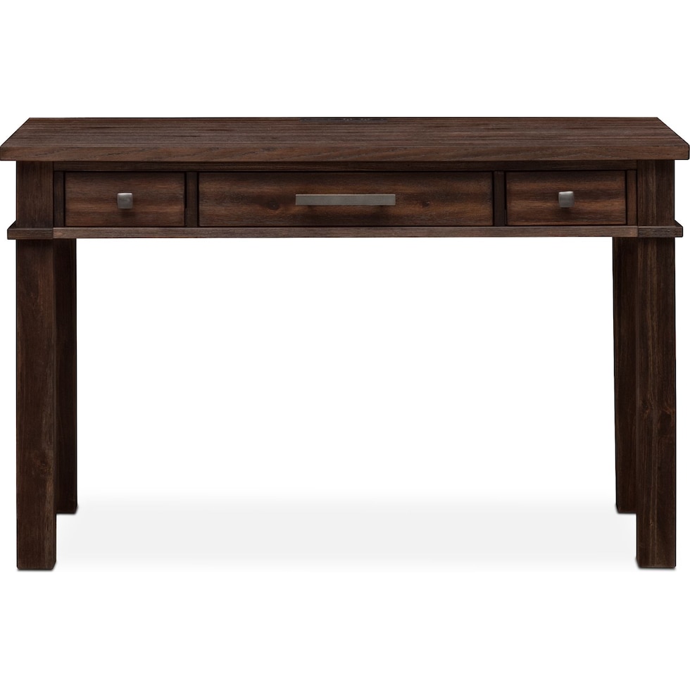 tribeca youth dark brown desk   