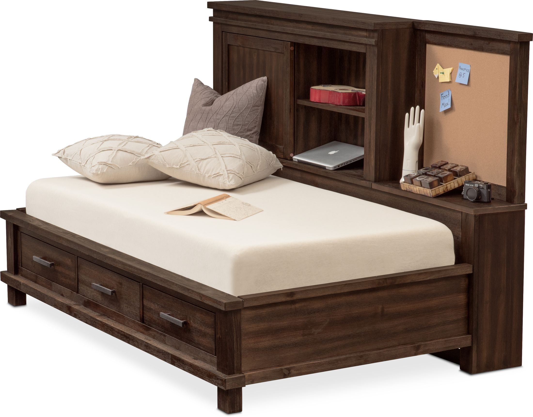 Undefined American Signature Furniture, Tribeca King Storage Bed