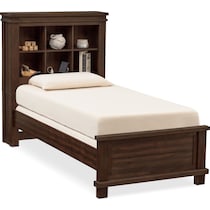 tribeca youth dark brown twin bed   