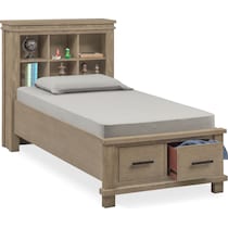 tribeca youth gray full bed   