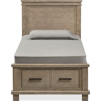 tribeca youth gray full bed   