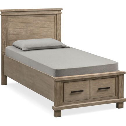 Tribeca Youth Full Storage Bed - Gray
