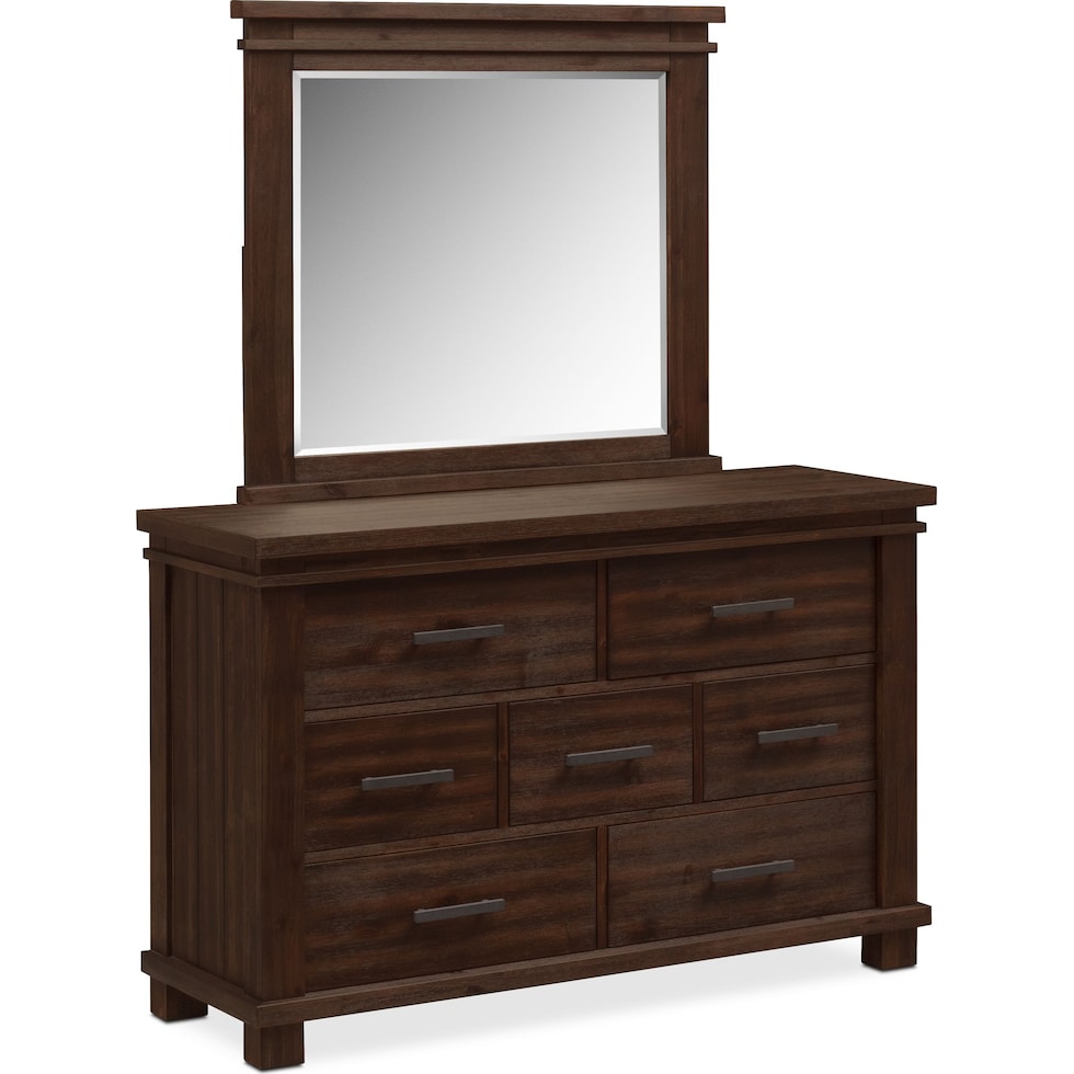tribeca youth tobacco dresser & mirror   