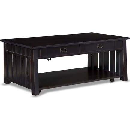 Tribute Lift-Top Coffee Table - Black