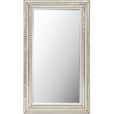 Triple Mosaic Floor Mirror