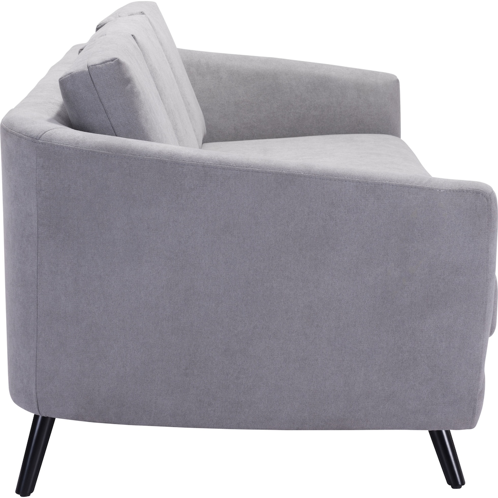 tripp gray sofa   