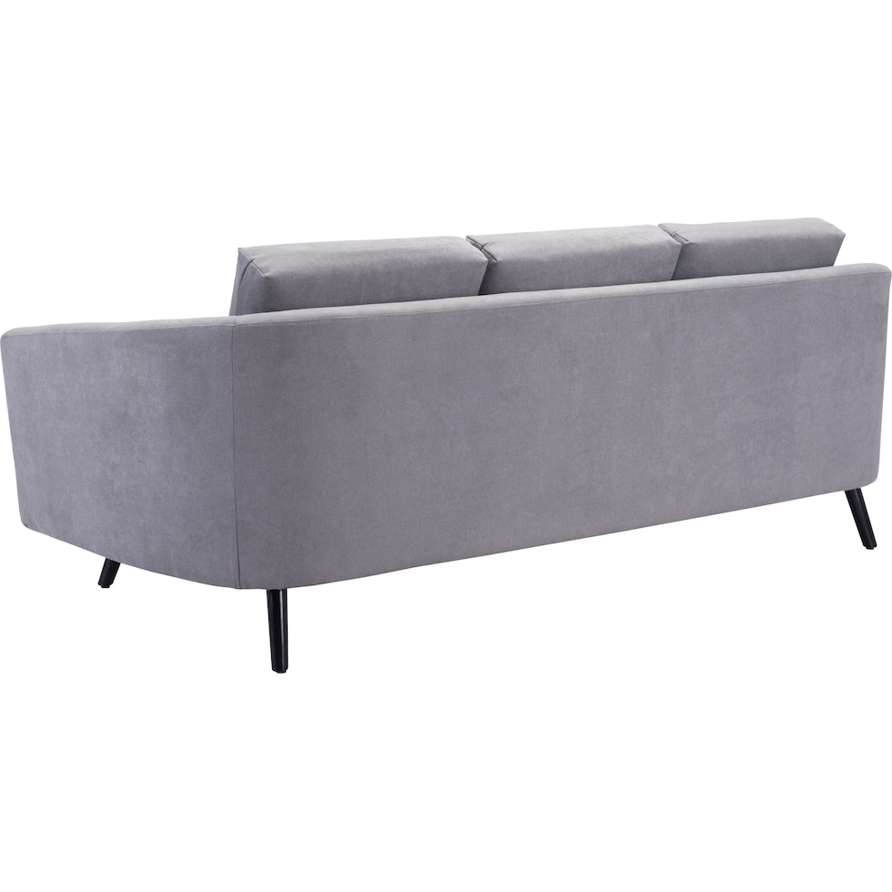 tripp gray sofa   