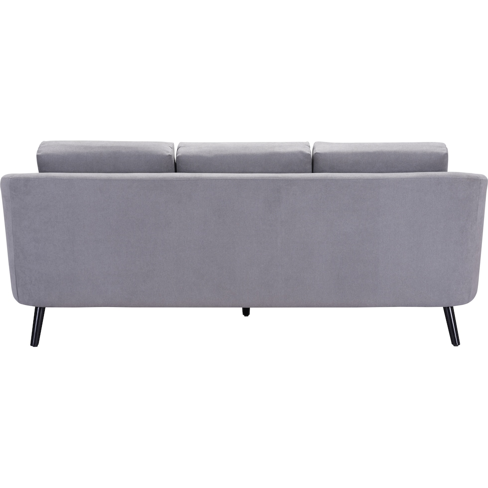 tripp gray sofa   