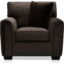 tristan dark brown chair   