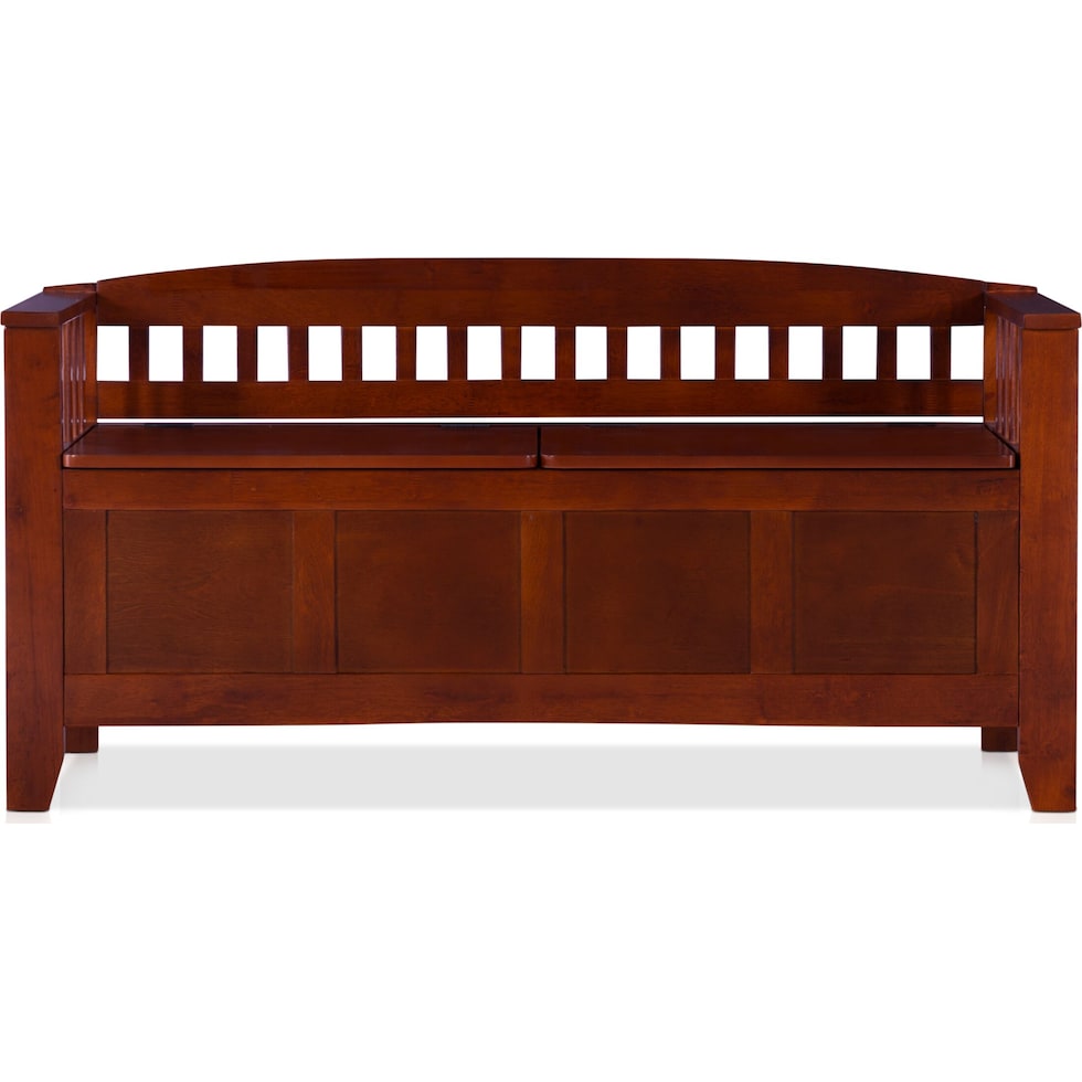 trudy dark brown bench   