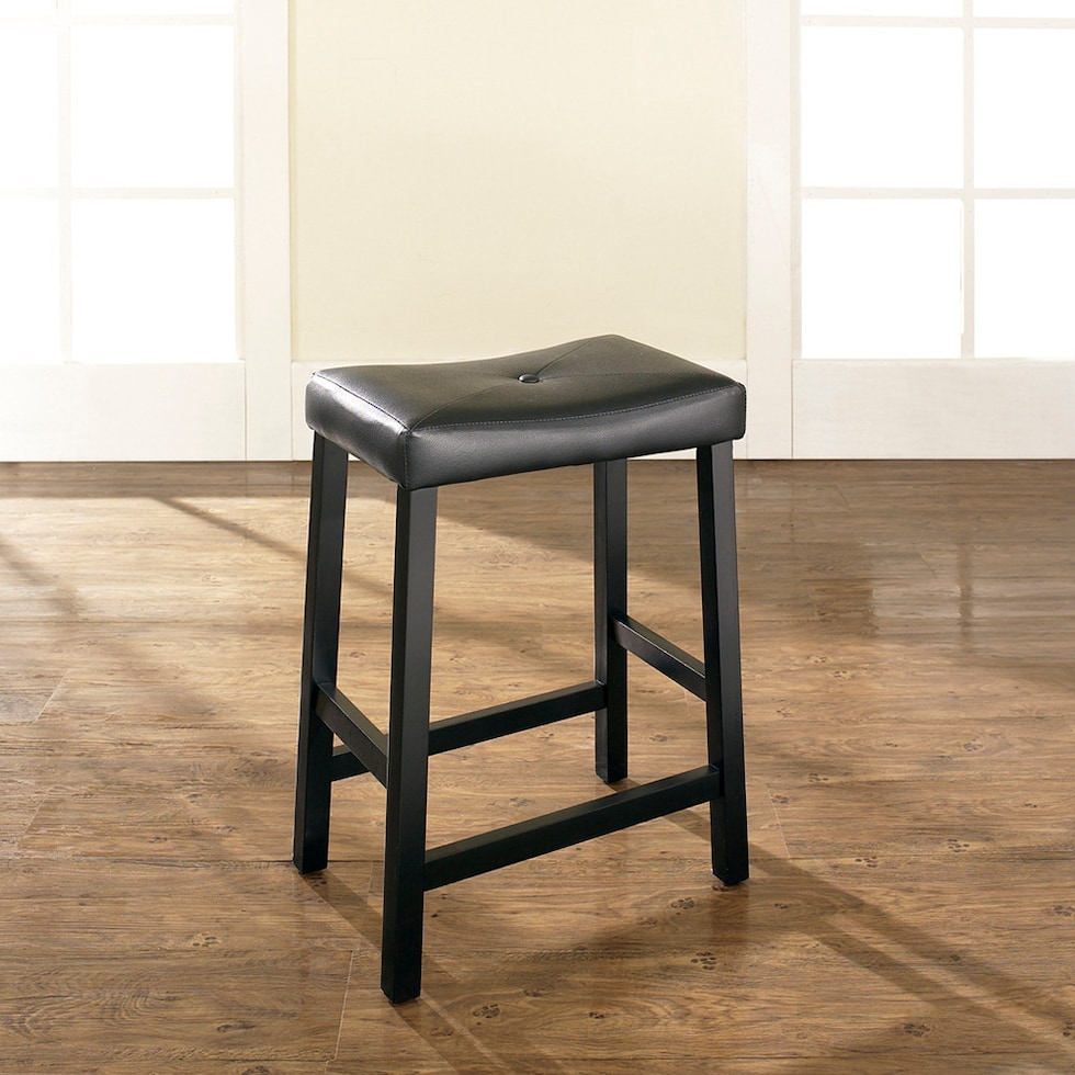 truman black counter height stool   