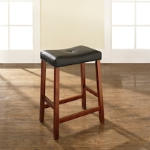 truman red counter height stool   