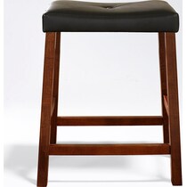 truman red counter height stool   