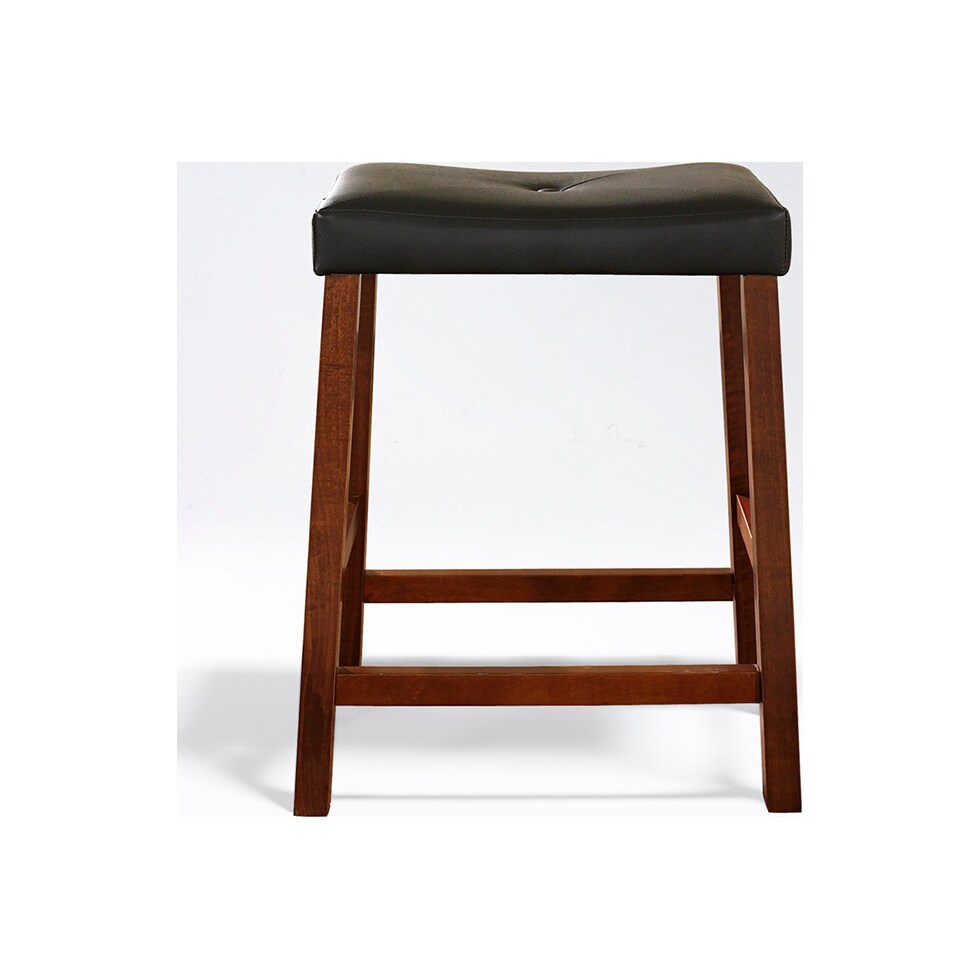 truman red counter height stool   