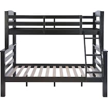 tucker black twin over full bunk bed   