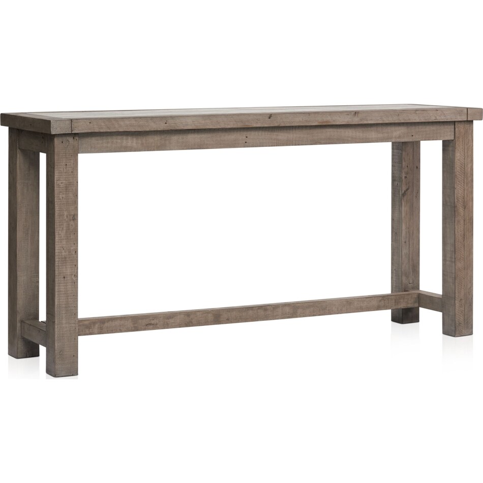 tucson gray console table   