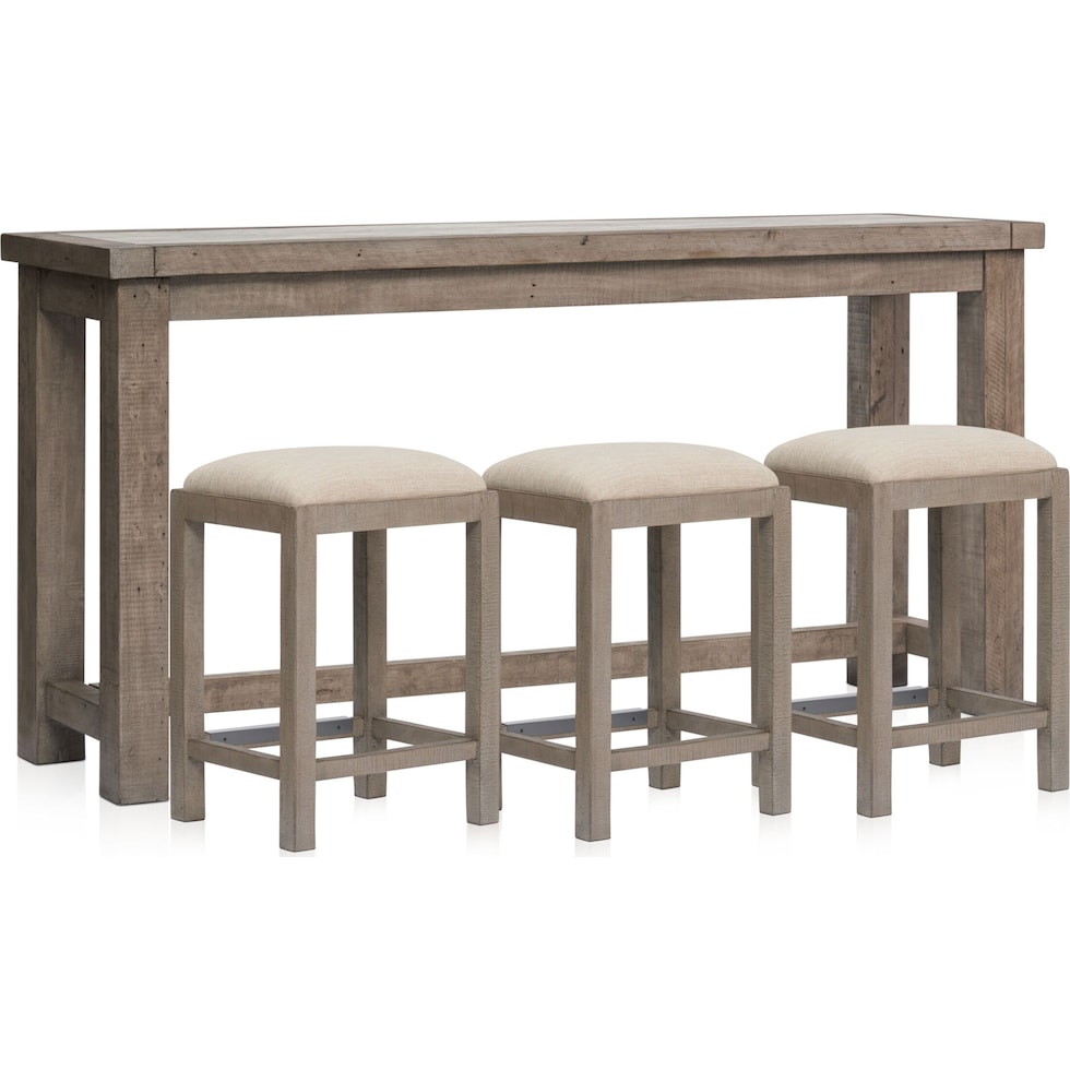 tucson gray console table   