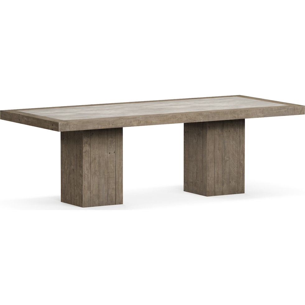 tucson gray dining table   