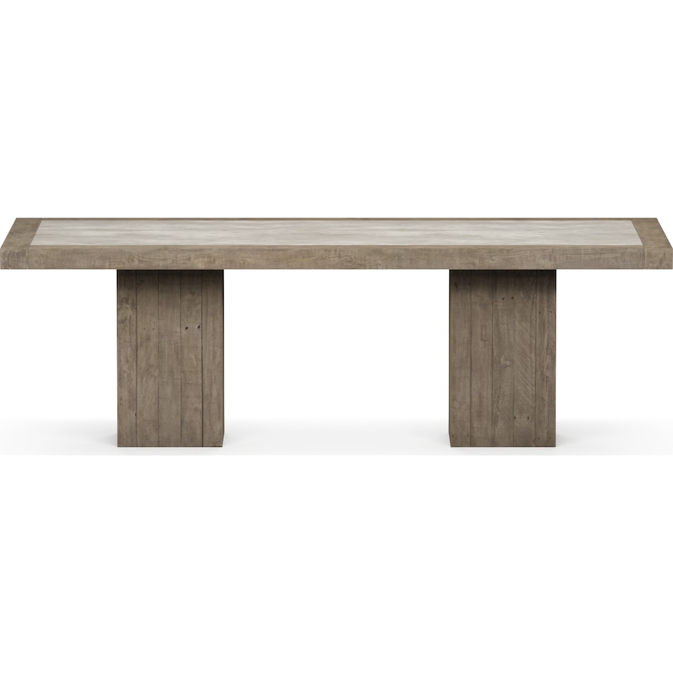 tucson gray dining table   