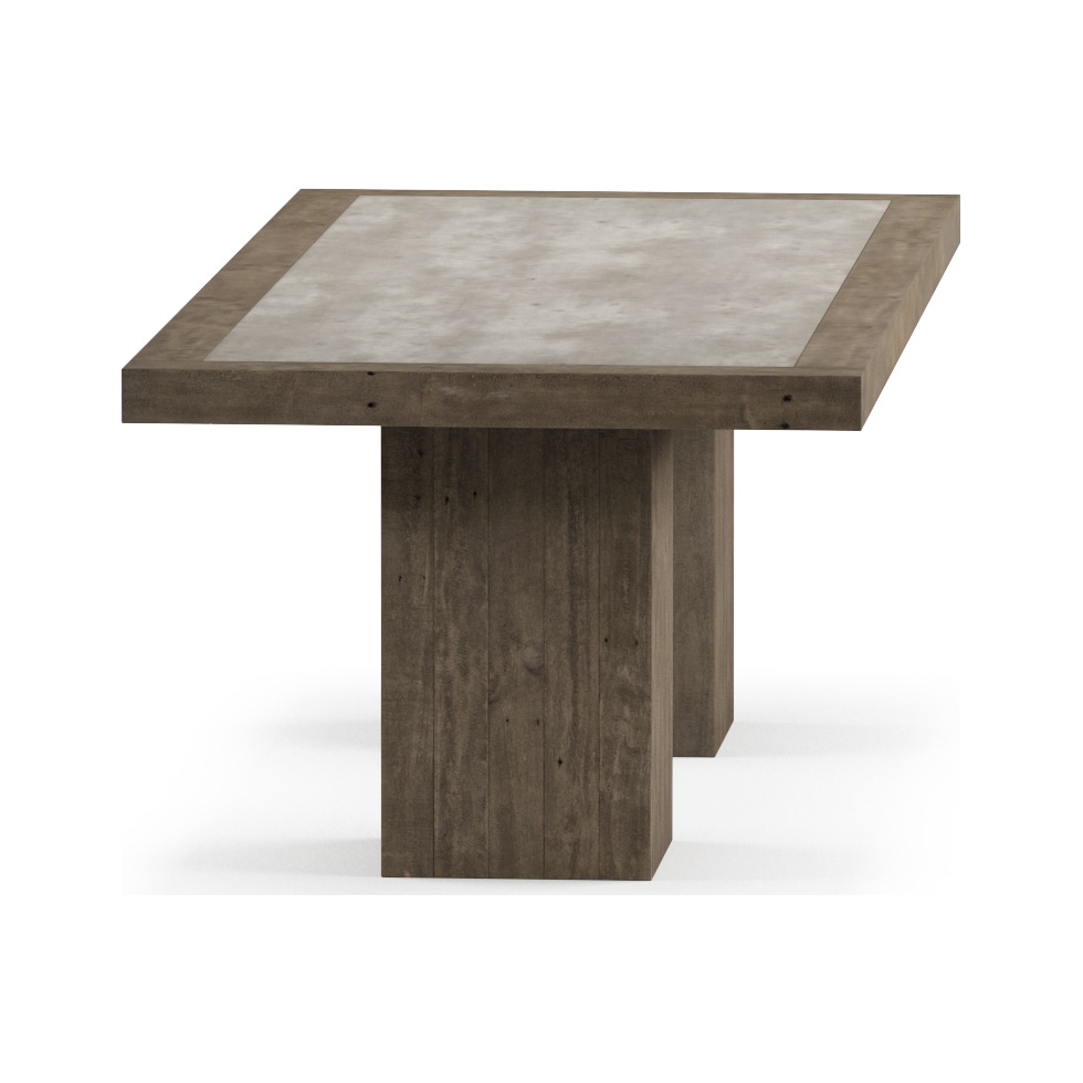 tucson gray dining table   