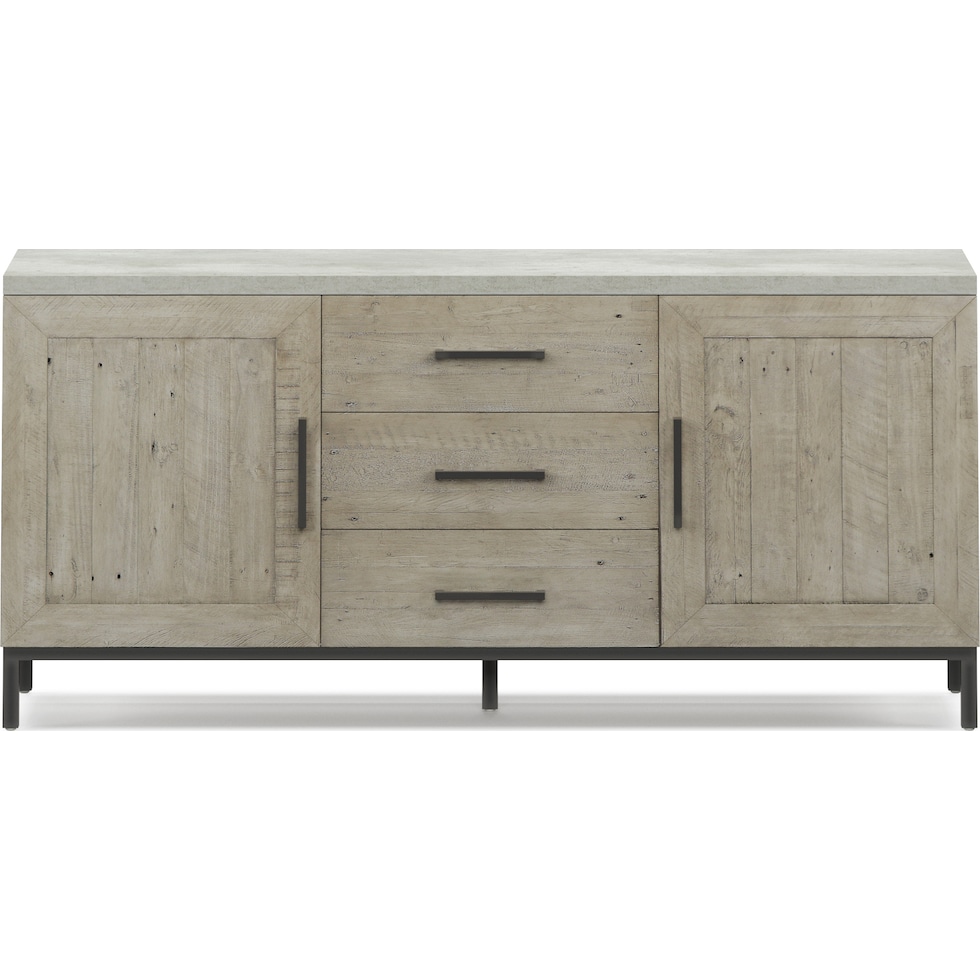 tucson gray sideboard   