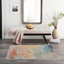 tulum multicolor area rug  x    