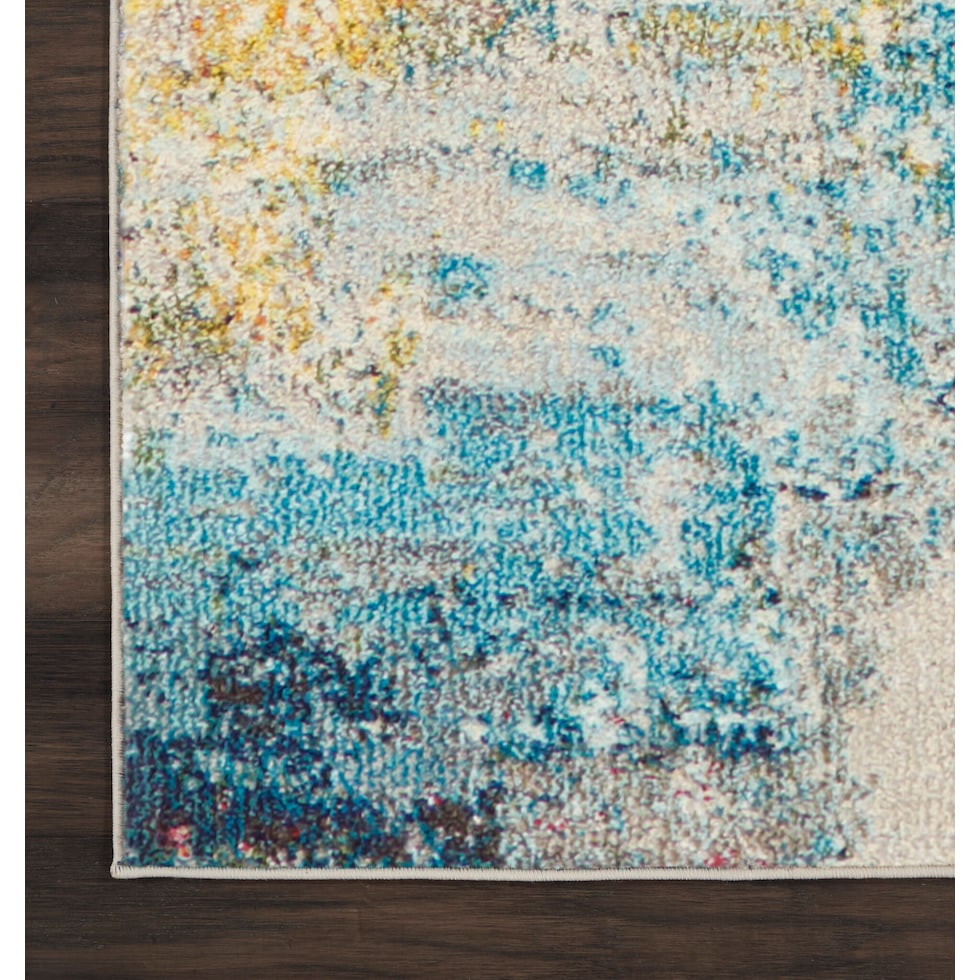 tulum multicolor area rug  x    