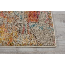 tulum multicolor area rug  x    