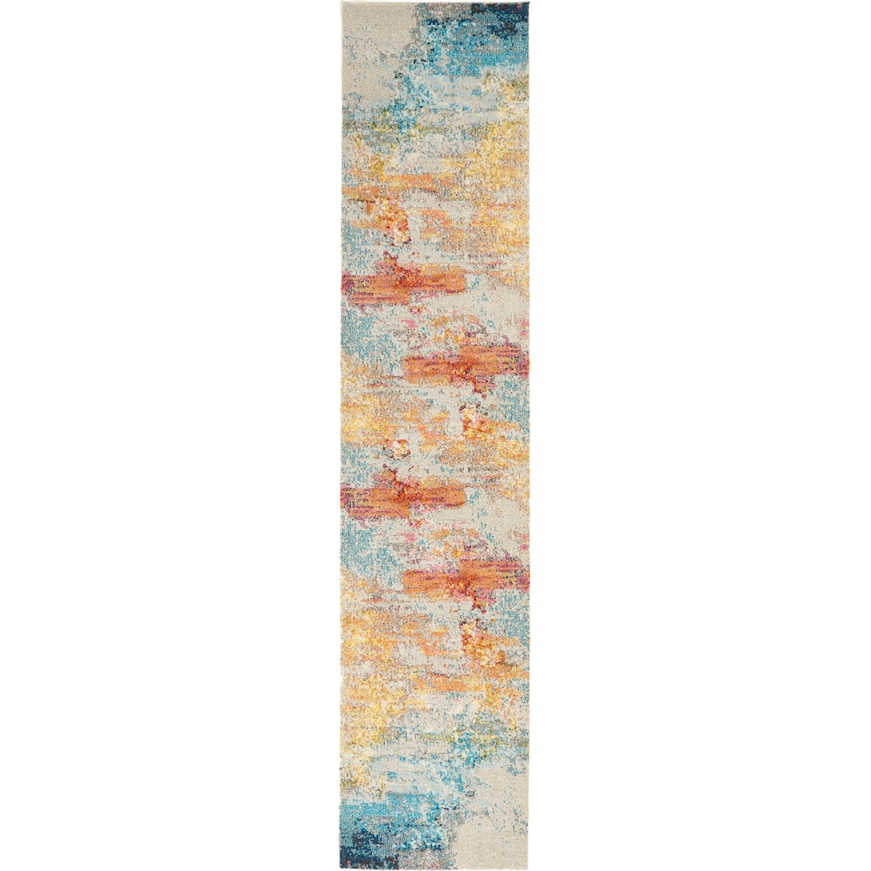 tulum multicolor area rug  x    