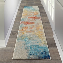 tulum multicolor area rug  x    
